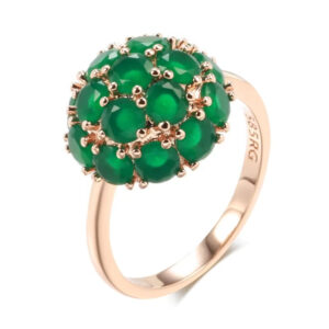 Simple Zircon Ring Fashion Dignified Hollow