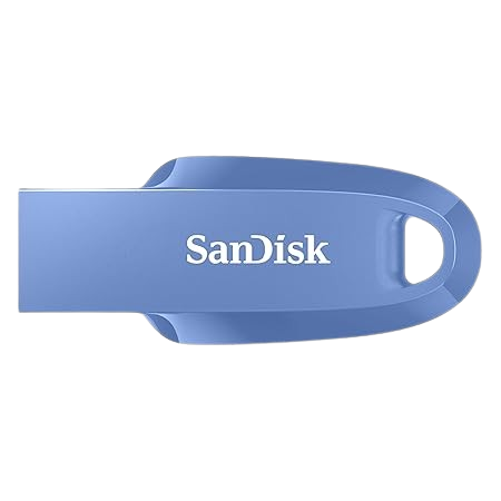 SanDisk Ultra Curve 64GB, USB 3.2, Flash Drive, 100MB/s R, Pendrive, Navy Blue (SDCZ550-064G-I35NB)